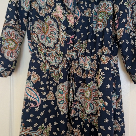 Floral Paisley Print Dress Size Small - Picture 3 of 8